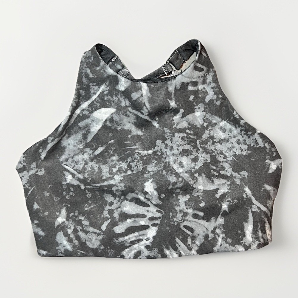 Lole Sports Bra Womens Size M Burst Up‎ Crossback Medium Support High Neck Yoga